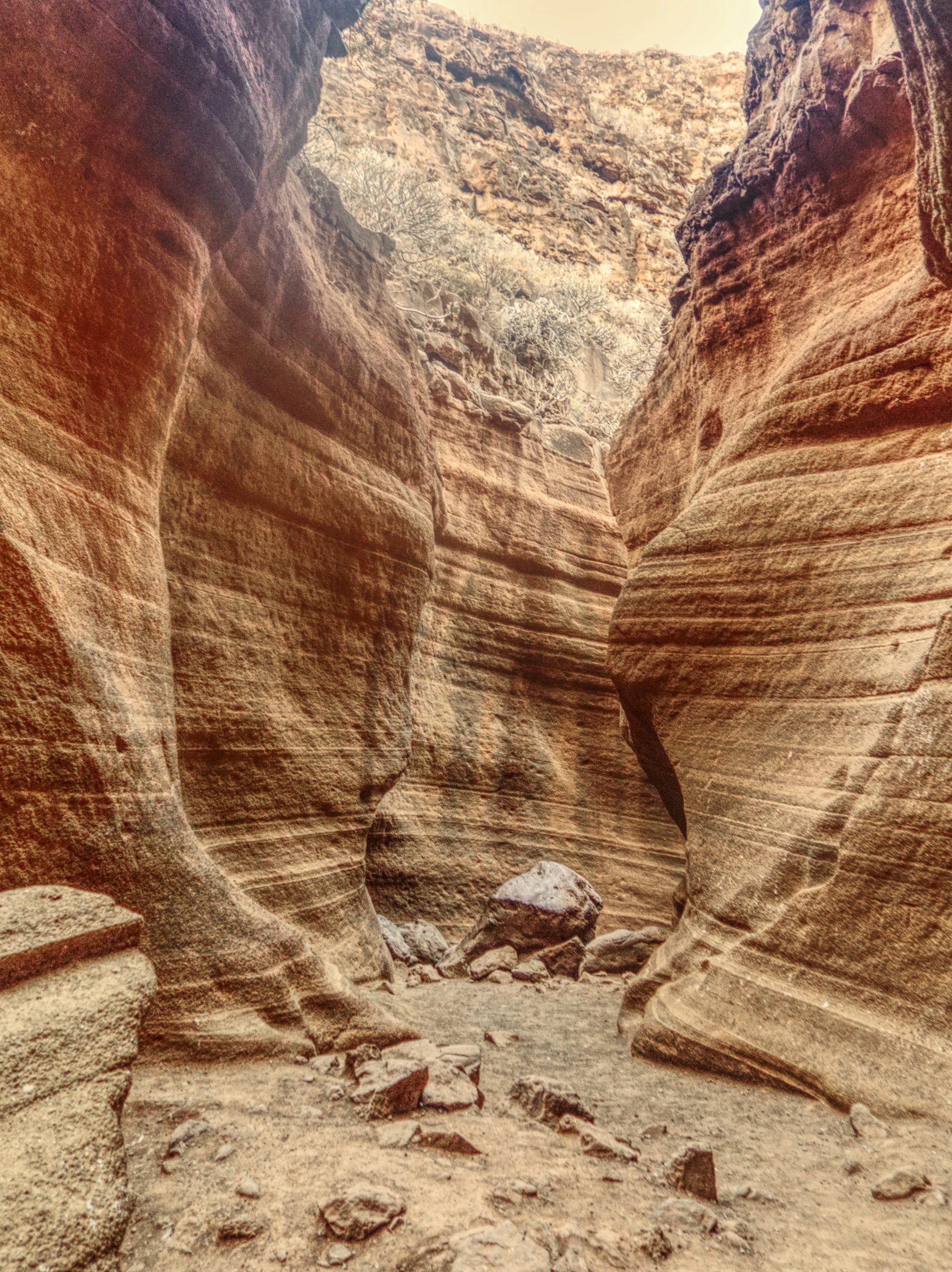 Tobas de Colores in Barranco de las Vacas